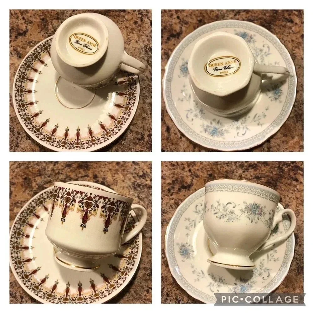 Teacup and saucers 2 Sets Lot